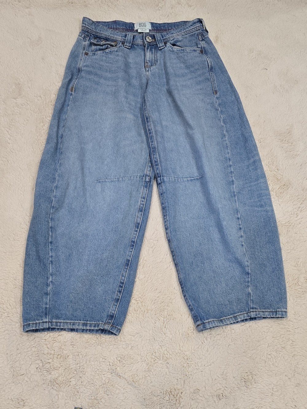 BDG Women’s Light Blue High-Waist Relaxed Jeans